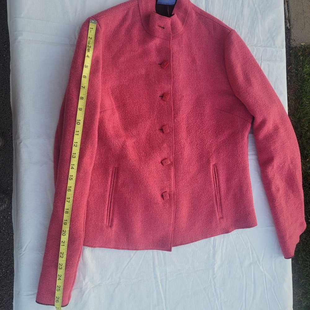 J. H. Collectibles Wool Blend Jacket Pink Women's size Medium - Picture 10 of 15